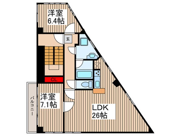 三郷早稲田ビルの物件間取画像